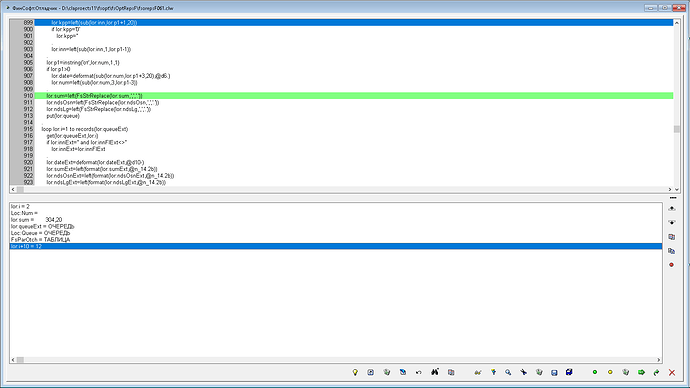 debug