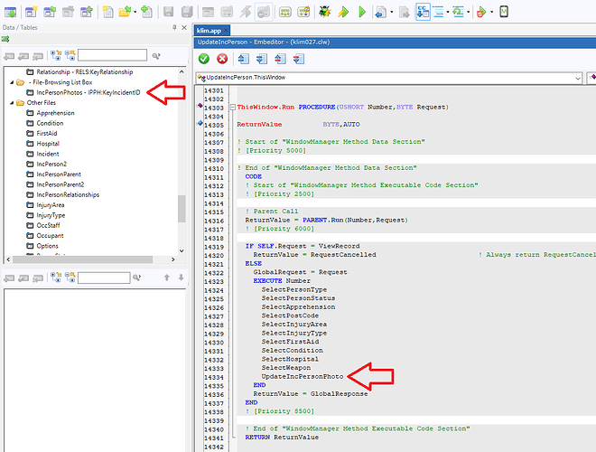 UpdateIncPerson-Execute